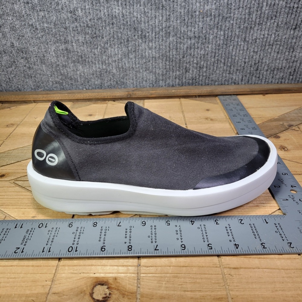 OOFOS Oomg Eezee Low Shoes Womens 11 Black Slip On Stretch Comfort Recovery - Picture 13 of 14